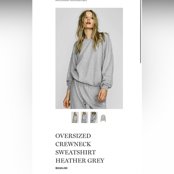 Eterne Oversized crewneck, heather grey. Like new Perfect conditions & fast 📦 - Picture 2 of 9